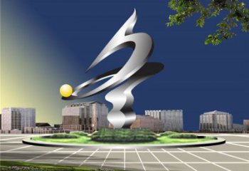 冬字雕塑供應(yīng)廠家，花園小品，不銹鋼冬字雕塑展品