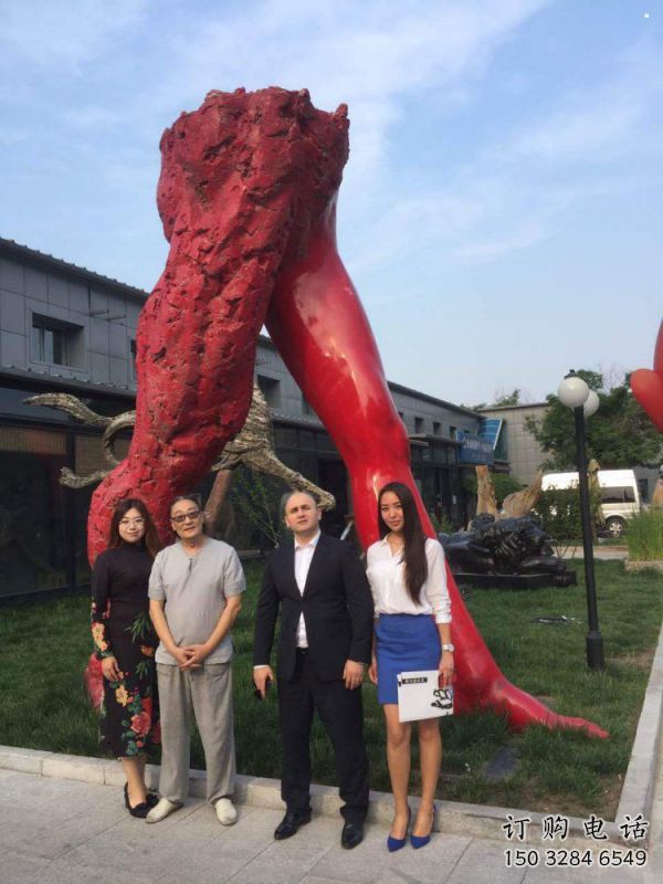 人字雕塑常用，公園小品，房地產(chǎn)不銹鋼人字雕塑生產(chǎn)商