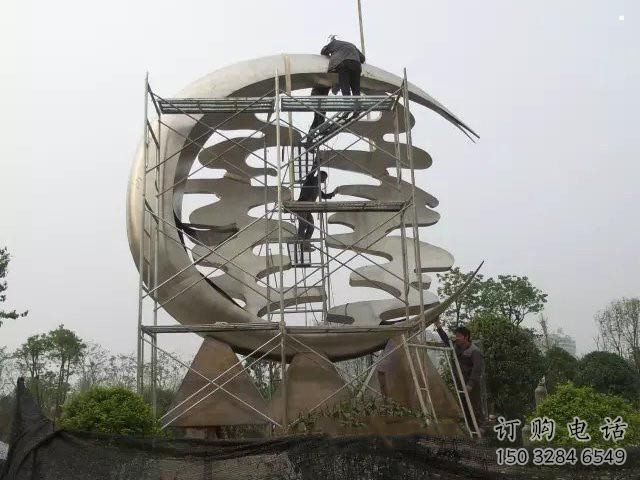 制造喜字雕塑廠家，鋼管組合，不銹鋼喜字雕塑制作