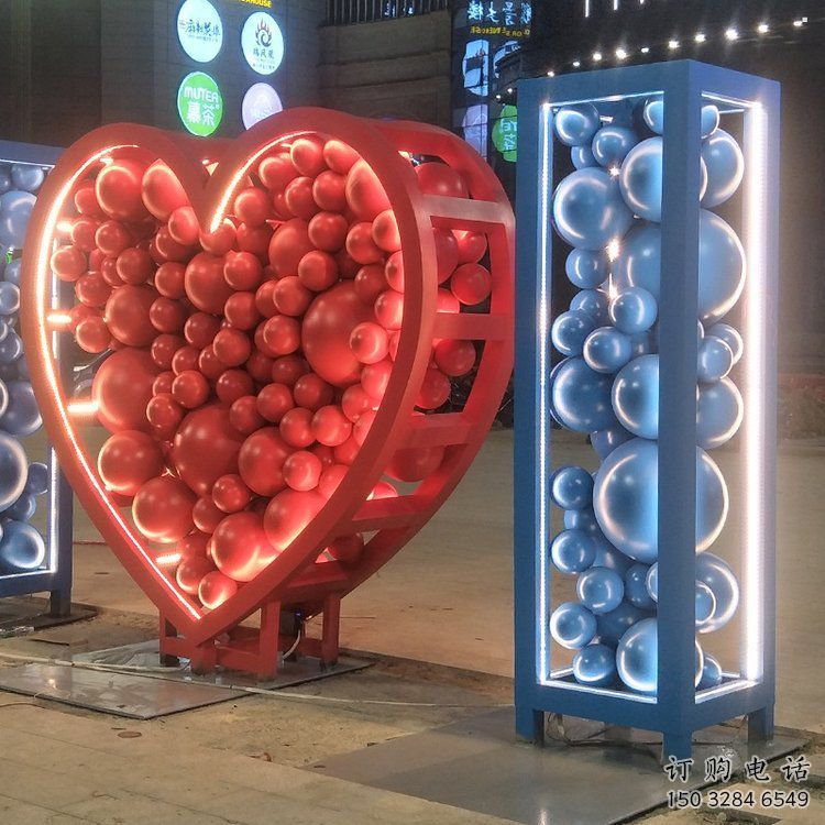 房地產(chǎn)Love雕塑精品，標(biāo)識雕塑，不銹鋼Love雕塑廠家供給