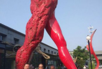 花園人字雕塑制造商，標識雕塑，不銹鋼人字雕塑優(yōu)選廠家