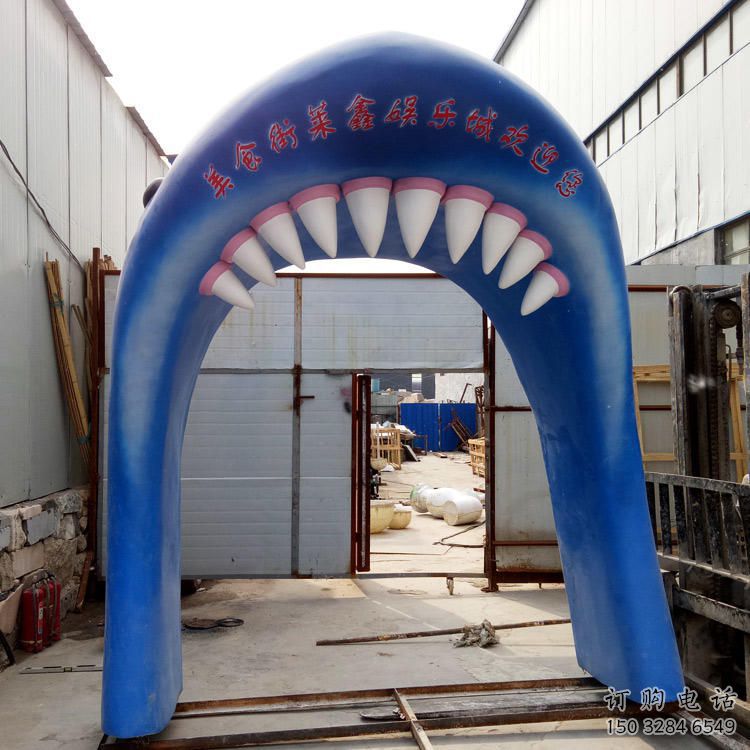 鱷魚(yú)大門(mén)雕塑 鱷魚(yú)大門(mén)雕塑