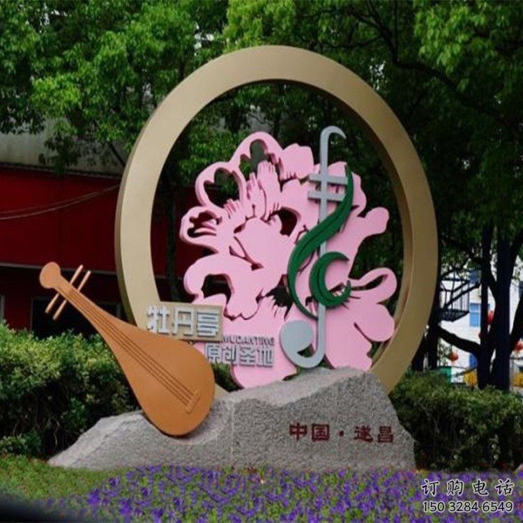宣傳主題雕塑生產(chǎn)制作，藝術(shù)形象標(biāo)識(shí)，地標(biāo)美陳雕塑