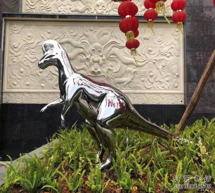 景觀恐龍雕塑精選，陸地擺件，公園鏡面恐龍雕塑精品