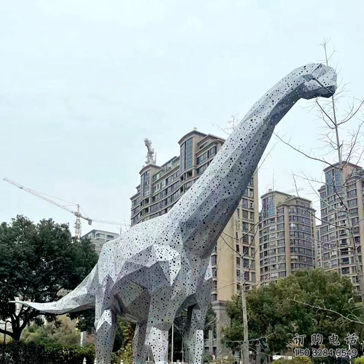 鏤空恐龍雕塑制造，歐式風(fēng)格，切面恐龍雕塑定價(jià)