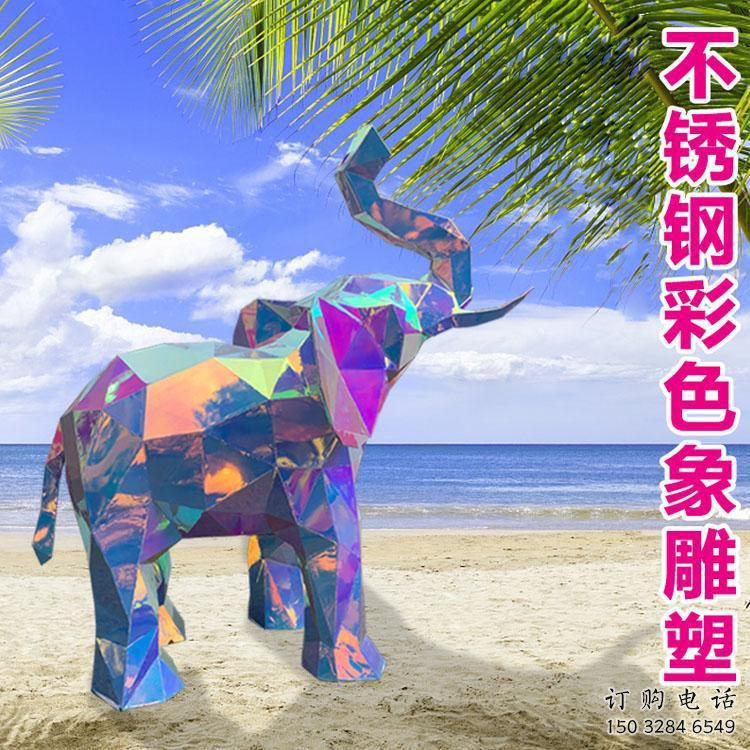 商場大象雕塑展品，景觀概念，景觀烤漆大象雕塑優(yōu)選