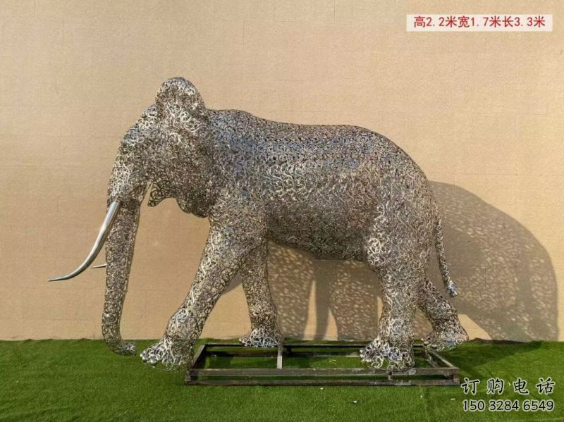 大象雕塑選定，景觀雕塑，景觀鏤空大象雕塑生產(chǎn)商