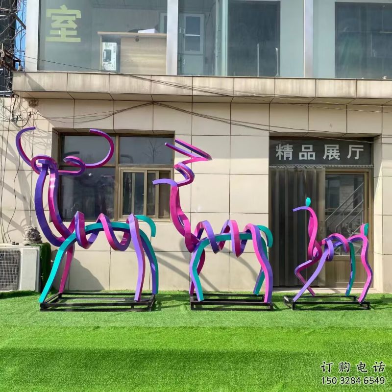 風(fēng)景區(qū)小鹿雕塑 風(fēng)景區(qū)小鹿雕塑