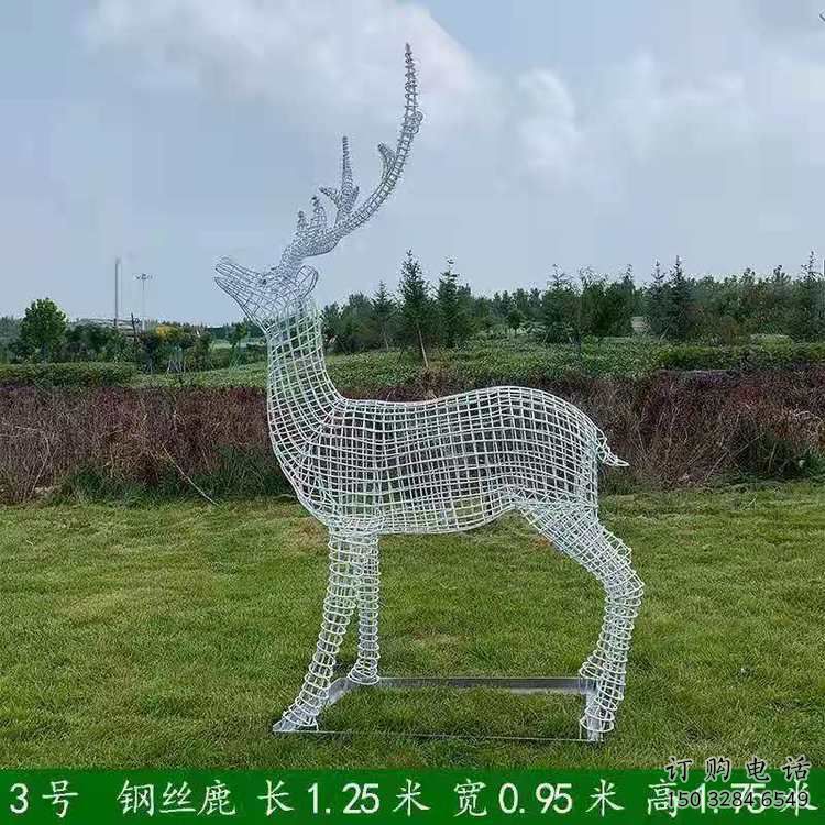 廣場梅花鹿雕塑供求，露天雕塑，燈光梅花鹿雕塑標(biāo)準(zhǔn)