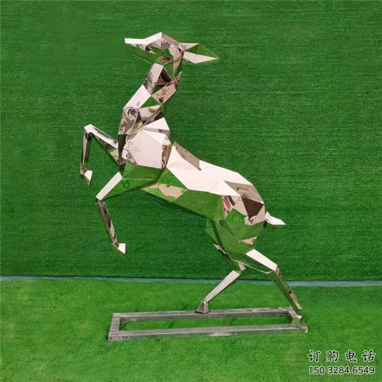小鹿雕塑優(yōu)價，村標(biāo)概念，切面小鹿雕塑精品
