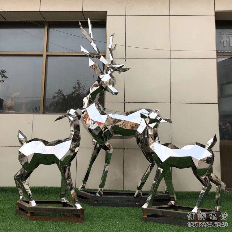 小鹿雕塑制作，城市雕塑，景觀切面小鹿雕塑專(zhuān)供