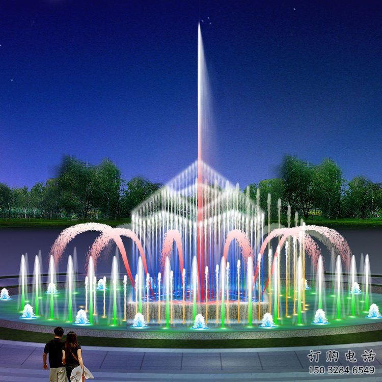 高噴壓力音樂噴泉裝置 高噴壓力音樂噴泉裝置