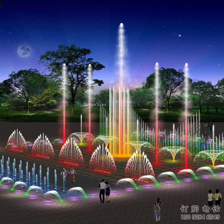 智能數(shù)碼音樂噴泉體系 智能數(shù)碼音樂噴泉體系