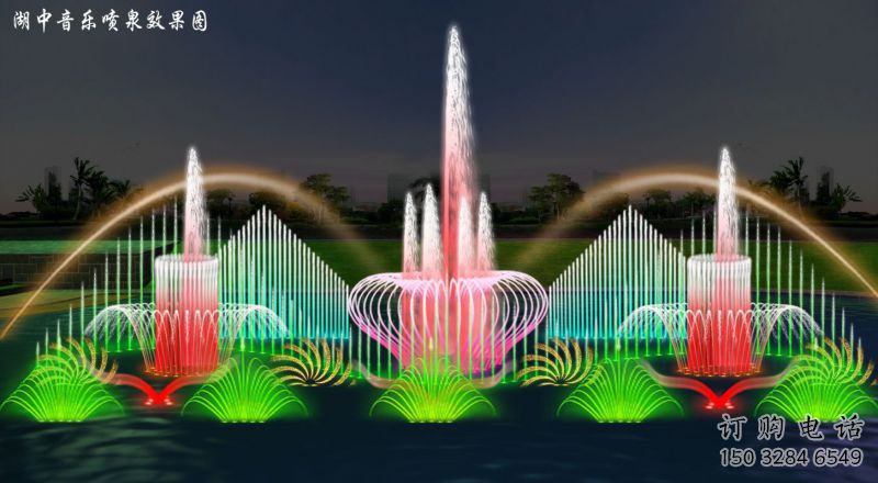 智能互動(dòng)電影噴泉雕塑