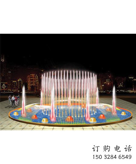 水簾搖擺噴泉雕塑，循環(huán)噴水模式噴泉雕塑公司