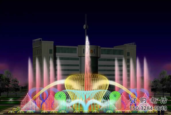 音樂水景搖擺噴泉雕塑，循環(huán)噴水模式噴泉雕塑提供