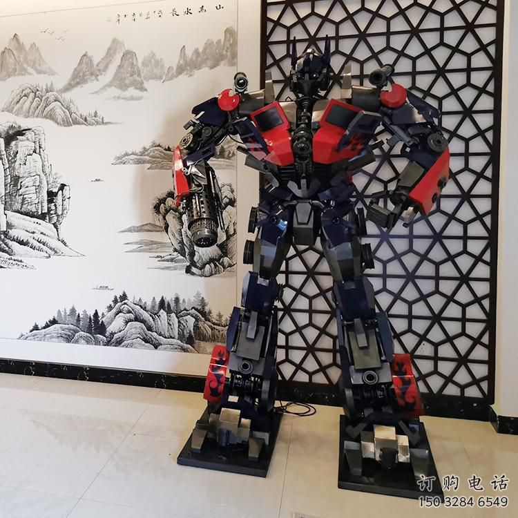 動漫城擎天柱雕塑 動漫城擎天柱雕塑