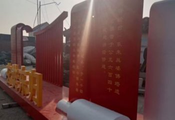 社會(huì)主義雕塑生產(chǎn)廠，黨建標(biāo)識(shí)雕塑，紅色文化宣傳題材