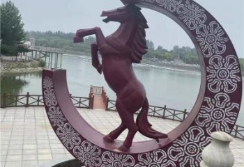 宣傳主題雕塑廠家，藝術(shù)形象標(biāo)識(shí)，地標(biāo)美陳雕塑