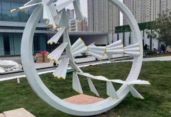 宣傳主題雕塑廠家制作，藝術(shù)形象標(biāo)識(shí)，地標(biāo)美陳雕塑
