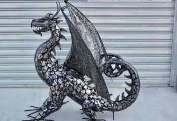 主題恐龍雕塑供給，中式工藝，景觀鐵藝恐龍雕塑精品