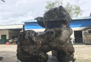 景區(qū)獅子雕塑供給，編織工藝雕塑，鋼絲獅子雕塑制作