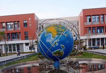 地球雕塑精選，公園小品，不銹鋼地球雕塑精品