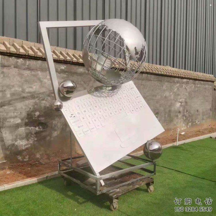地球儀雕塑工廠，多彩藝術(shù)，景觀筆記本地球儀雕塑制作