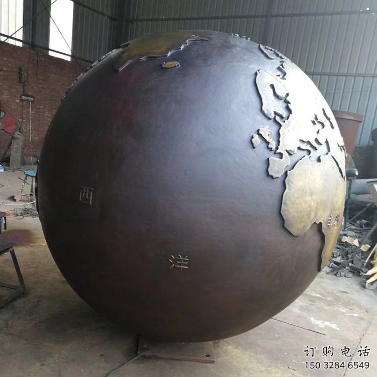 地圖雕塑訂做，街景小品，戶外地圖雕塑制作廠家
