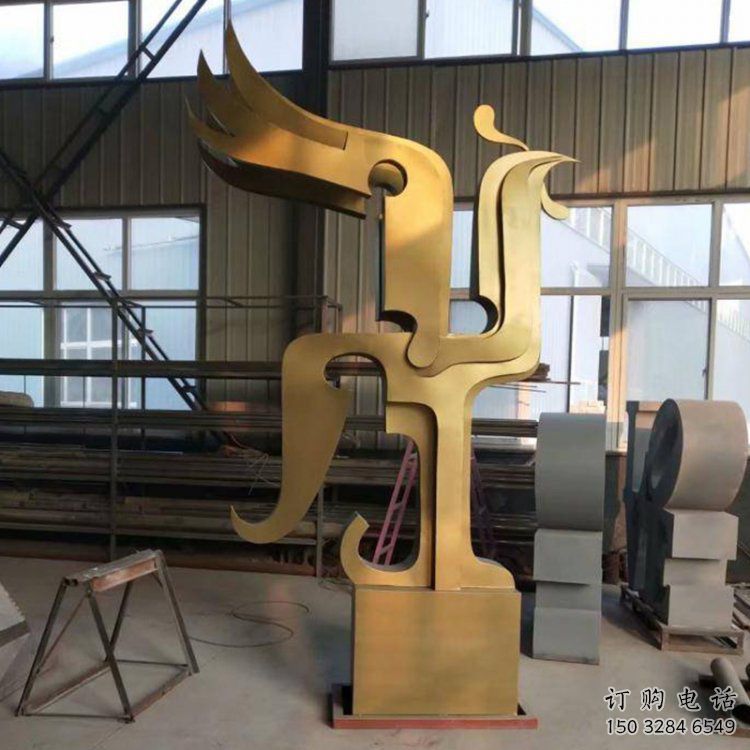 鳳凰雕塑選定，景觀雕塑，抽象鳳凰雕塑生產(chǎn)商