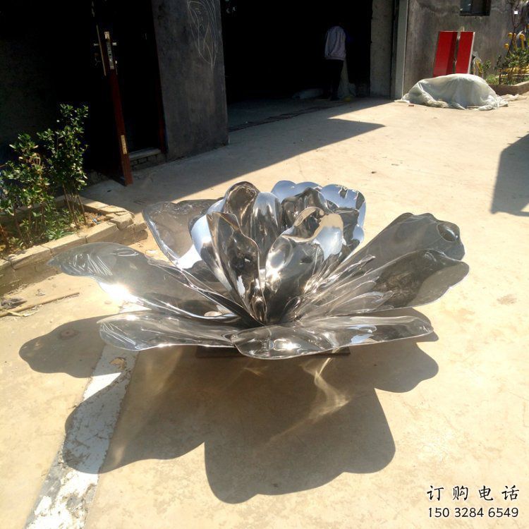 荷花雕塑供給，景觀雕塑，鏡面荷花雕塑廠家供求