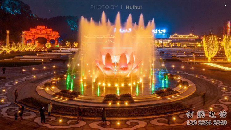 蓮花雕塑精選，市標(biāo)雕塑，金屬蓮花噴泉雕塑廠家