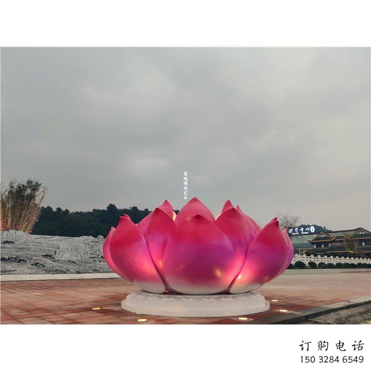 蓮花雕塑選用，噴泉雕塑，不銹鋼蓮花噴泉雕塑標準