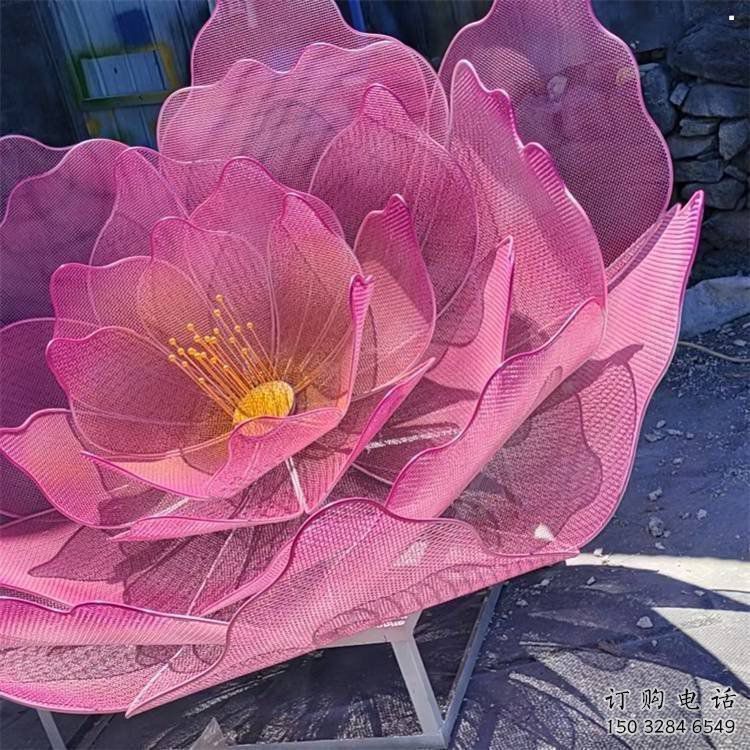 戶外玫瑰花雕塑精選，美陳雕塑，仿真鏤空玫瑰花雕塑供給
