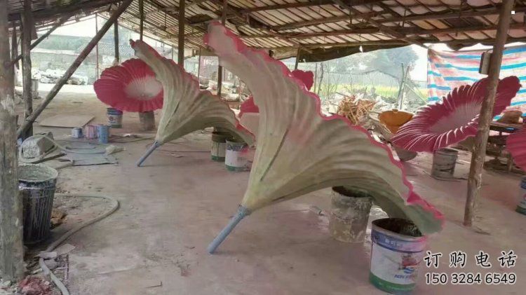 喇叭花雕塑 喇叭花雕塑
