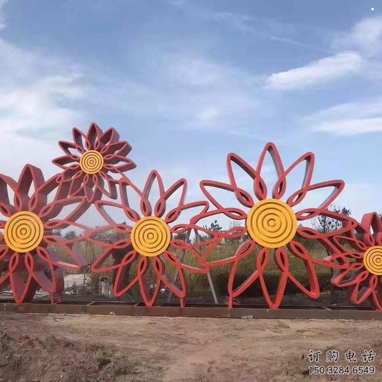 商業(yè)街向日葵雕塑 商業(yè)街向日葵雕塑