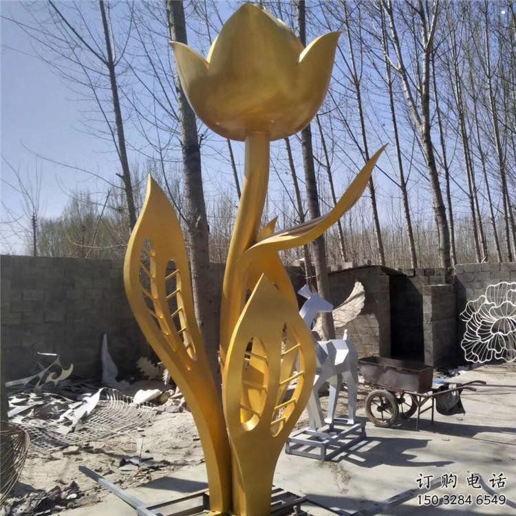拉絲月季花雕塑 拉絲月季花雕塑