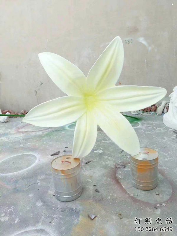 蘭花雕塑承接，鍛造工藝，蘭花花朵雕塑訂做廠家