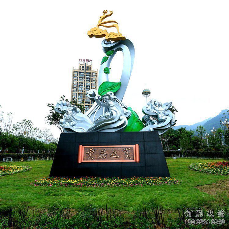 蘭花雕塑優(yōu)選，陸地?cái)[件，園林蘭花花朵雕塑供應(yīng)廠家