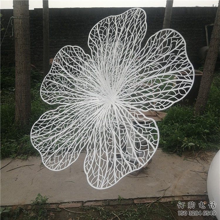 花朵雕塑選定，美陳雕塑，鏤空花朵雕塑常用