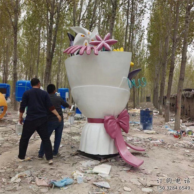 花朵雕塑標(biāo)準(zhǔn)，透雕系列，景觀郁金香花朵雕塑精選