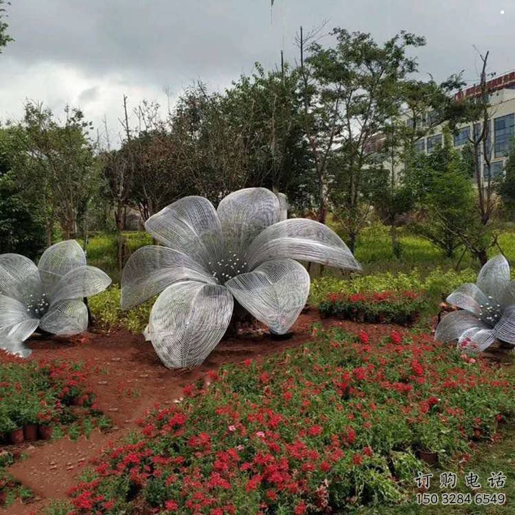 抽象蘭花雕塑 抽象蘭花雕塑