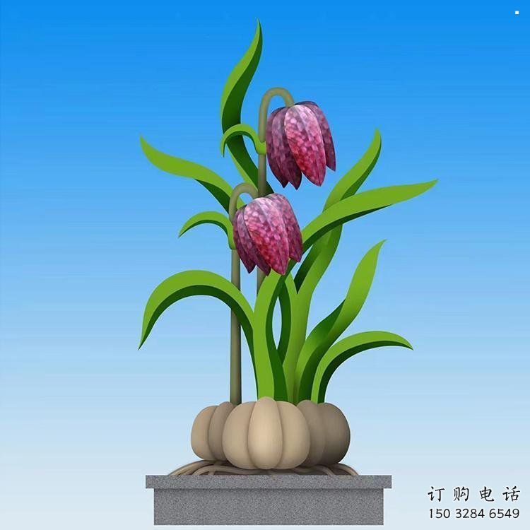 公園蘭花雕塑 公園蘭花雕塑