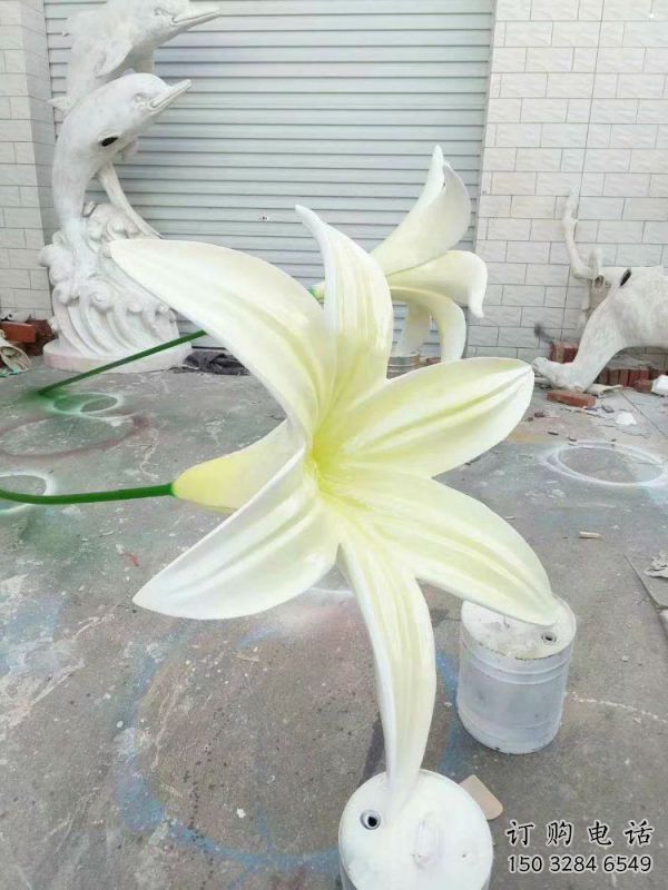 噴漆蘭花雕塑 噴漆蘭花雕塑