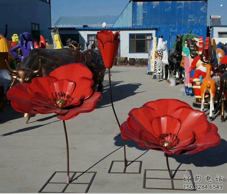 風(fēng)車花雕塑工廠標(biāo)準(zhǔn)，多彩藝術(shù)，不銹鋼風(fēng)車花雕塑供應(yīng)