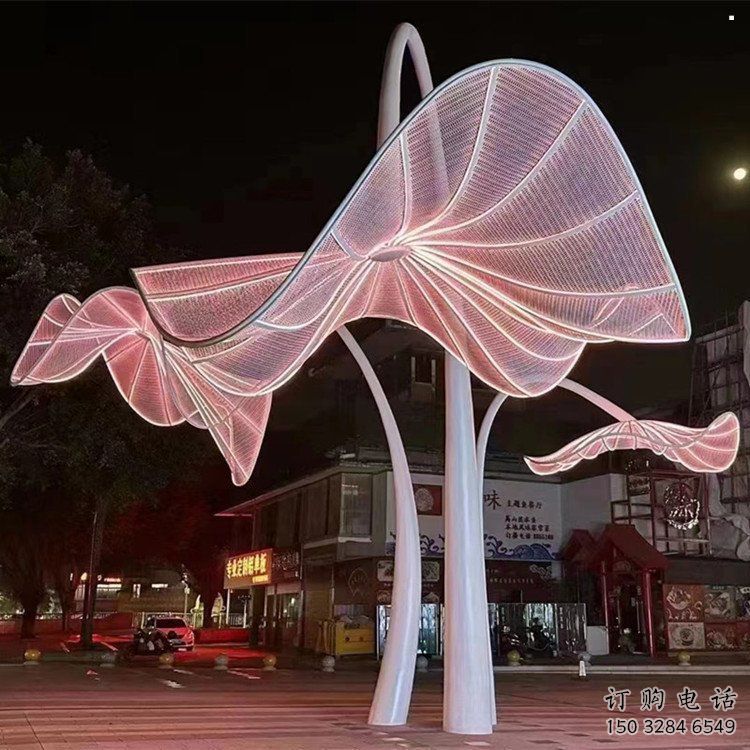 花傘雕塑預(yù)定，小區(qū)擺件，不銹鋼花傘雕塑廠家精品