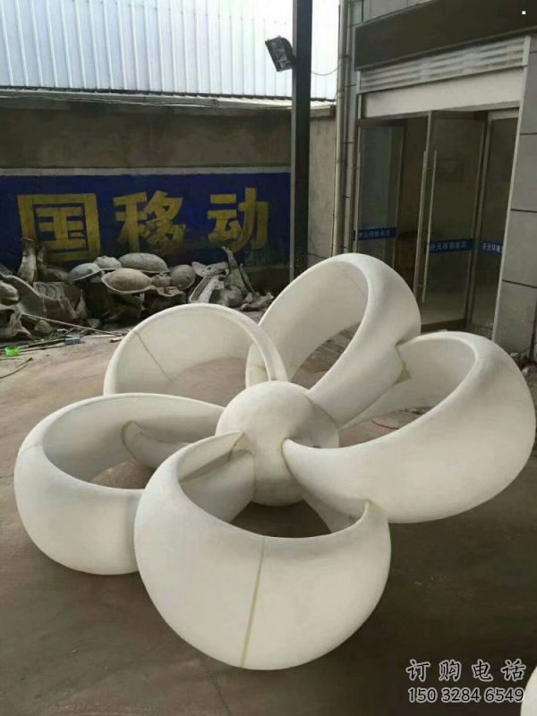 金銀花雕塑專供，美陳雕塑，不銹鋼金銀花雕塑預(yù)定