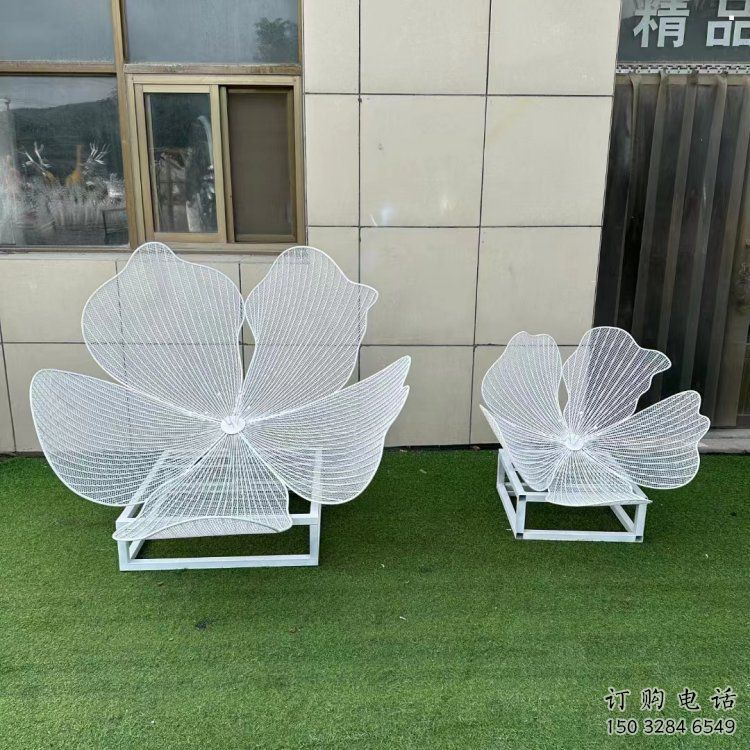 梨花雕塑工程制作，戶外雕塑，鏤空百合花雕塑優(yōu)選