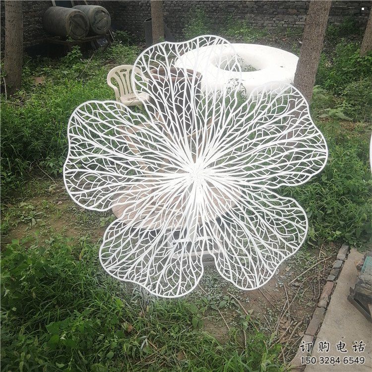梨花雕塑定價，拉絲工藝，不銹鋼梨花雕塑制作廠家