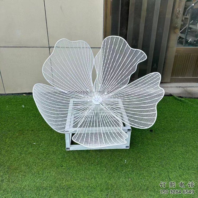 梨花雕塑供應(yīng)，景觀雕塑，美陳鏤空梨花雕塑素材制造